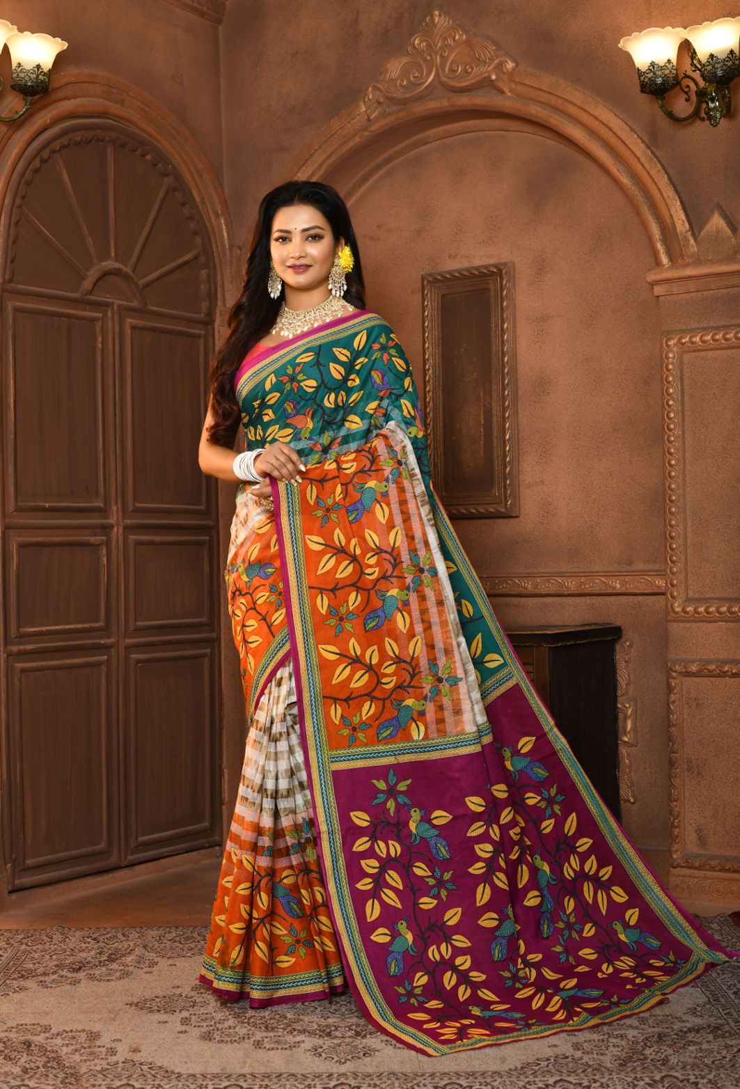 Cotton Printed Saree