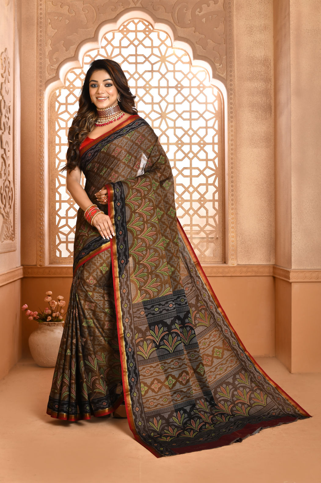 Cotton Printed Saree